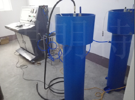 氧氣鋼瓶水壓試驗機|禁油鋼瓶殘餘(yu) 變形量水壓試驗機