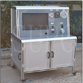 角閥密封性測試台-不鏽鋼角閥高壓測試台