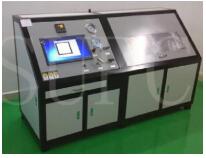 氧彈水壓試驗機|氧彈容器水壓測試台|標注測量法