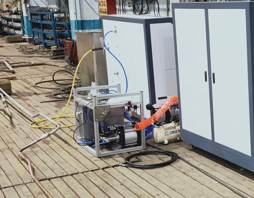 船用管路打水壓測試台在渤海某船廠完成運行交付！